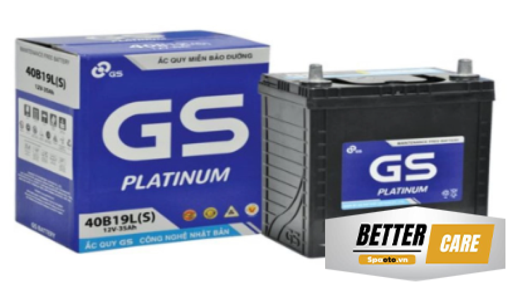 ẮC QUY GS MF 40B19L(S) 12V 35AH