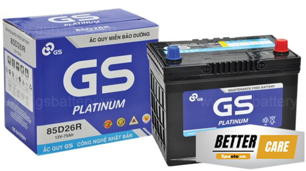 ẮC QUY GS MF 85D26R 12V-75AH