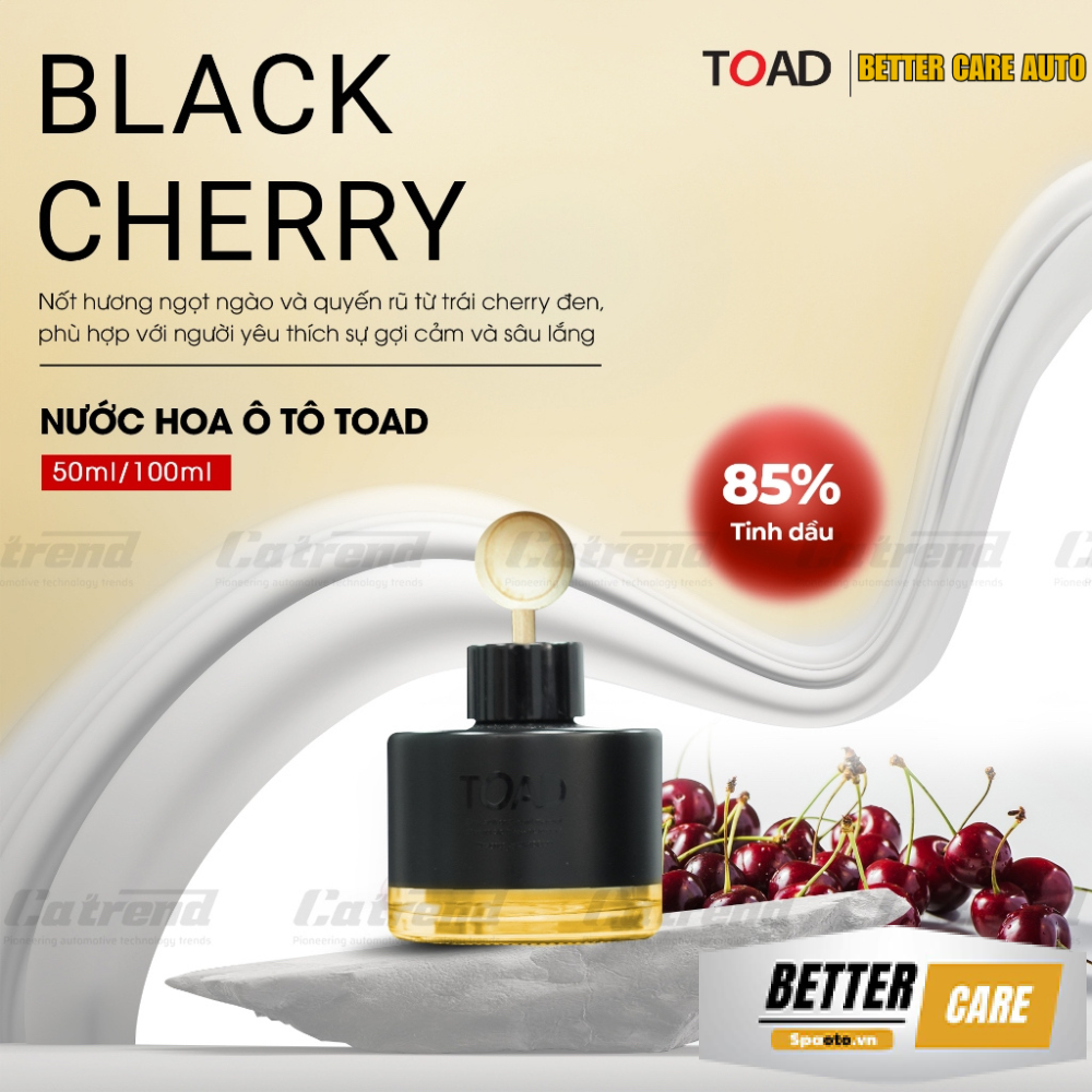BLACK CHERRY - NƯỚC HOA Ô TÔ TOAD 