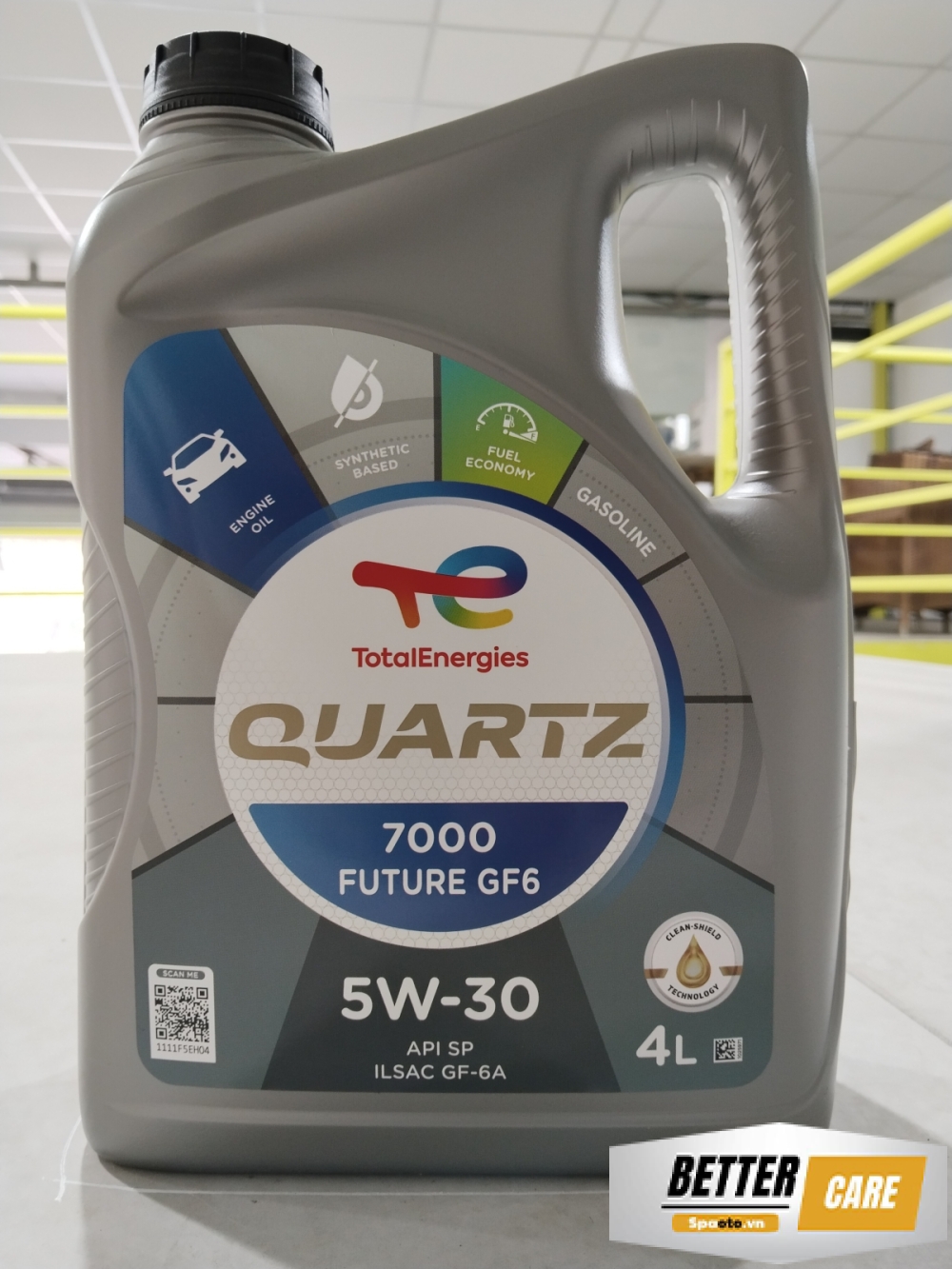Dầu bán tổng hợp cao cấp 5W30 Total Quartz 7000