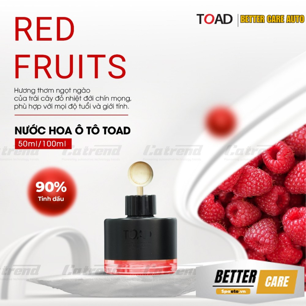 RED FRUITS - NƯỚC HOA Ô TÔ TOAD 