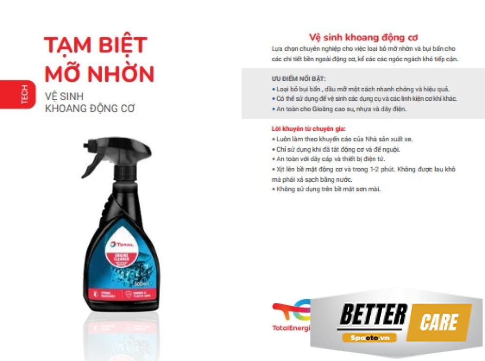 Vệ sinh khoang động cơ