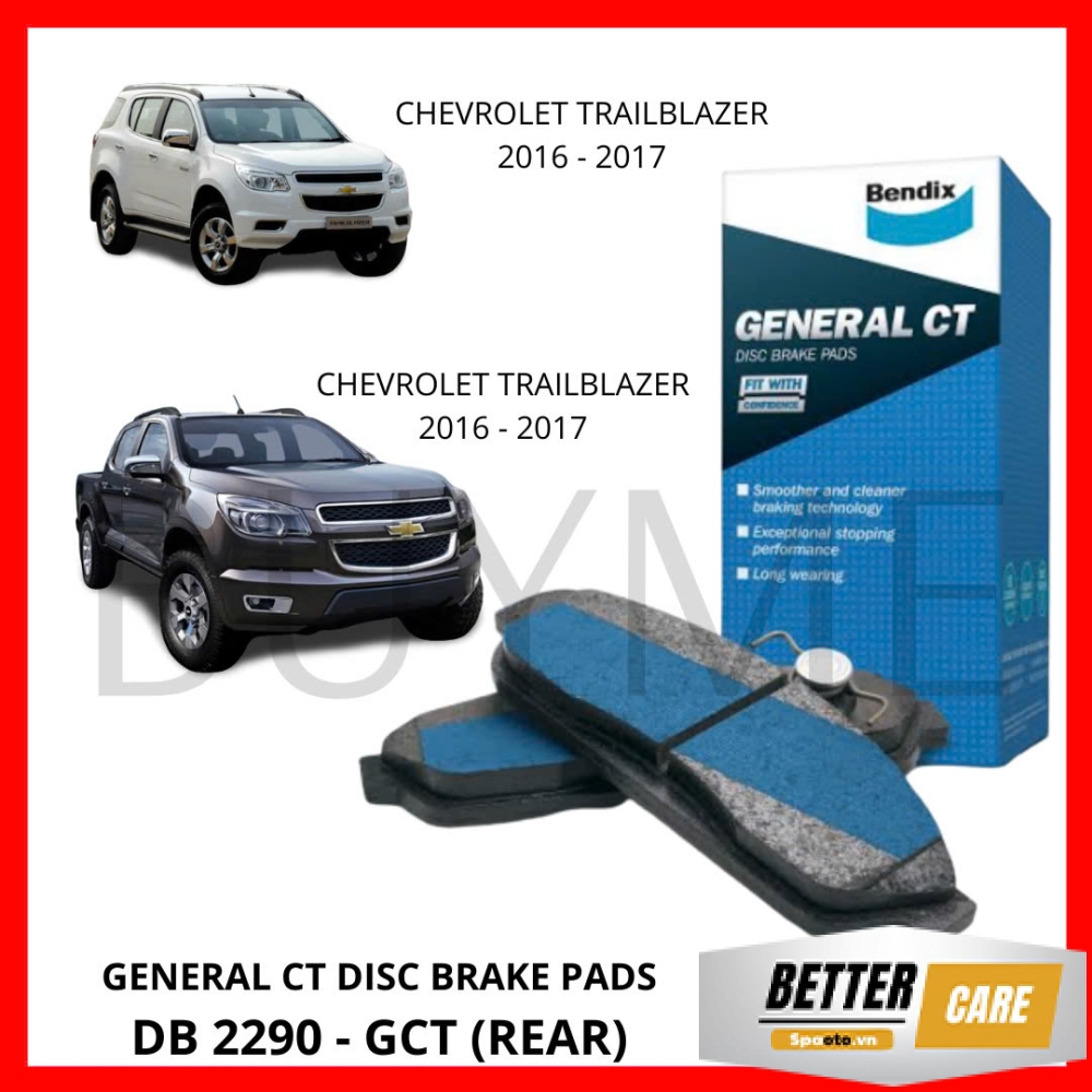 Bố thắng đĩa sau Trailblazer