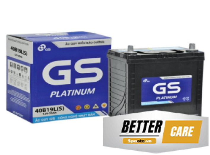 ẮC QUY GS MF 40B19L(S) 12V 35AH