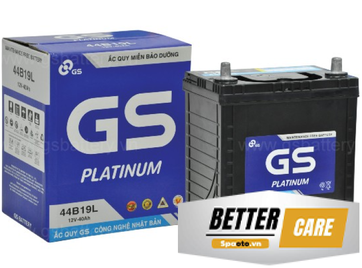 ẮC QUY GS MF 44B19L 12V 40AH