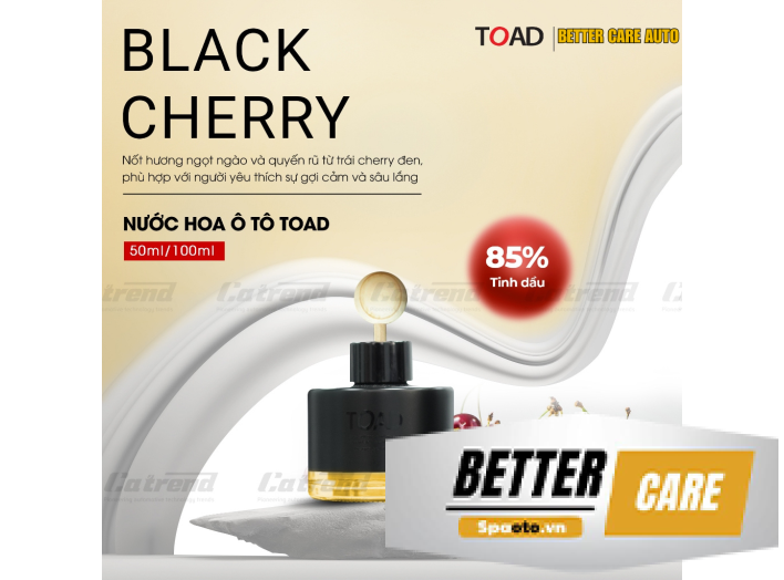 BLACK CHERRY - NƯỚC HOA Ô TÔ TOAD 