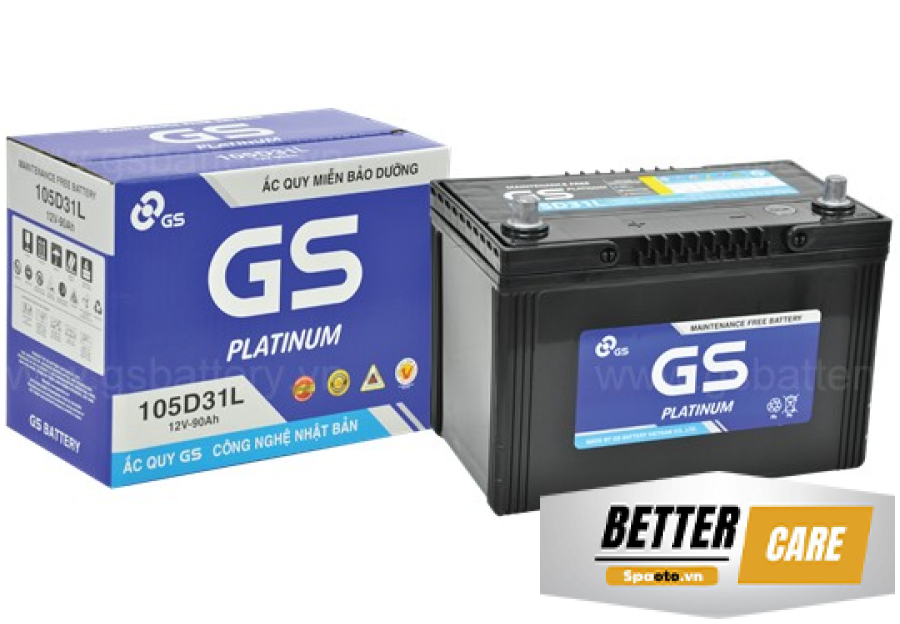 ẮC QUY GS MF 105D31L 12V 90AH