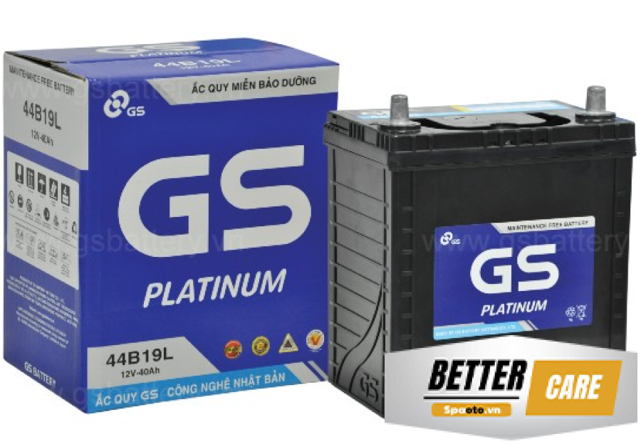 ẮC QUY GS MF 44B19L 12V 40AH