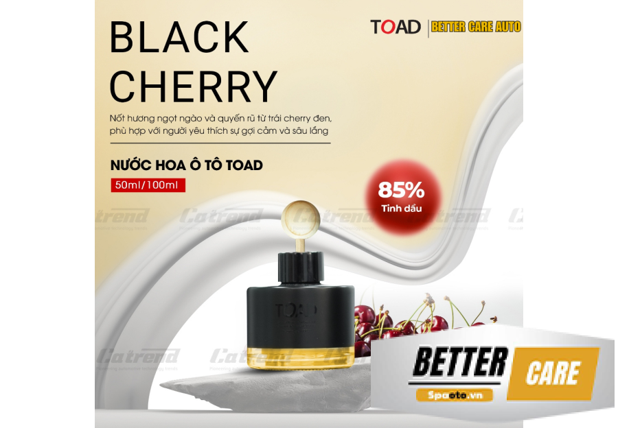 BLACK CHERRY - NƯỚC HOA Ô TÔ TOAD 
