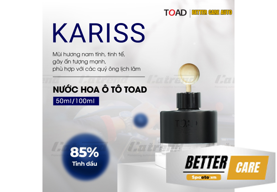 KARISS - NƯỚC HOA Ô TÔ TOAD 