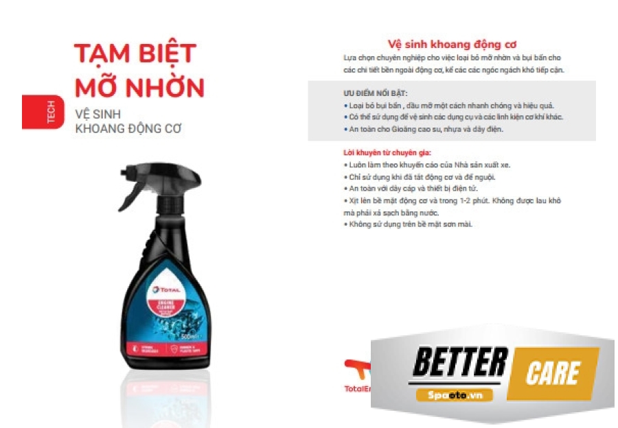 Vệ sinh khoang động cơ